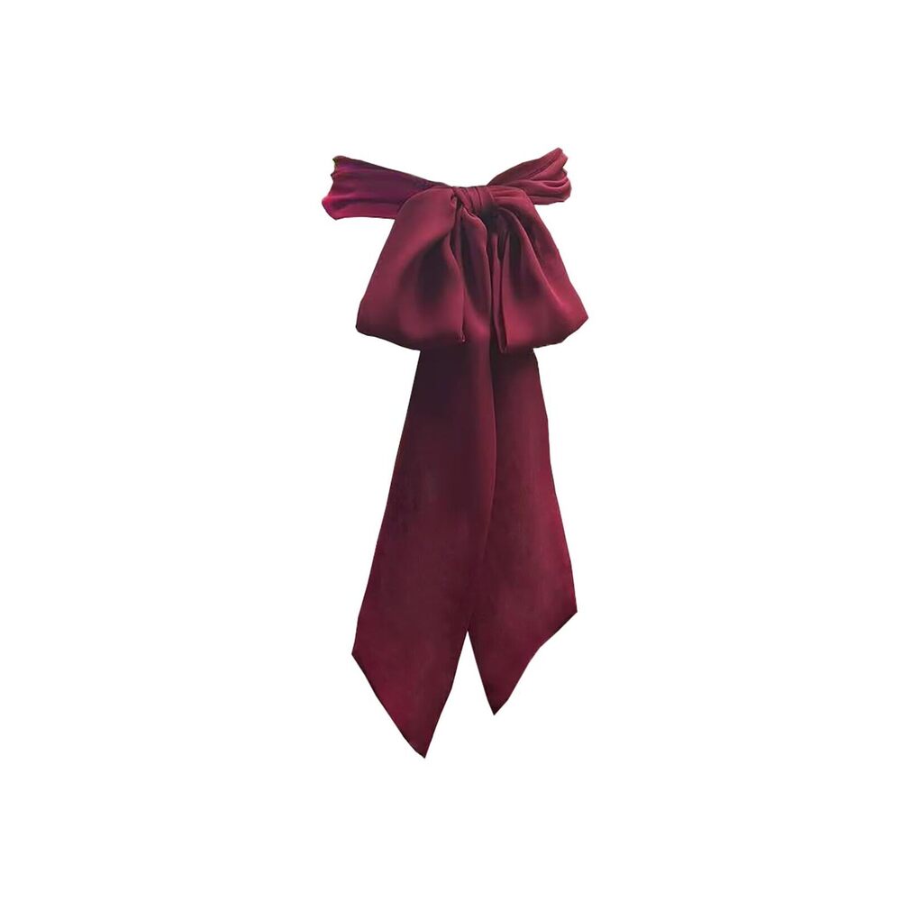 2579 Chiffon Sash Belt Waist Bow For Women Dress 3.74 In Wide